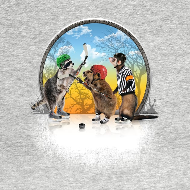 Hockey Critter Classic (Wilderness Smack-down) by eBrushDesign